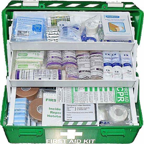 First Aid Kit -Sports Large Box Medium. Waddington Educational Resources